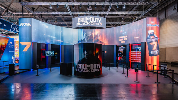 Müllermilch x Call of Duty – Gamescom 2025 | ZENIT-Messebau Müllermilch x Call of Duty – Gamescom 2025 | ZENIT-Messebau